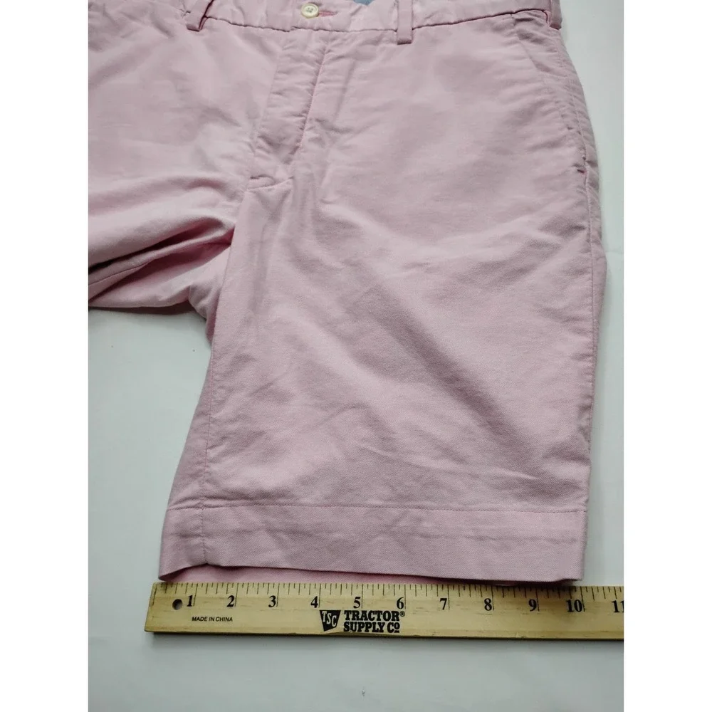 Polo Ralph Lauren Pink Oxford Chino Shorts Size Mens 32 inseam 10in